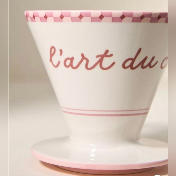 Anthropologie Maeve Violette Pour-Over Coffee Maker - Thumbnail 4